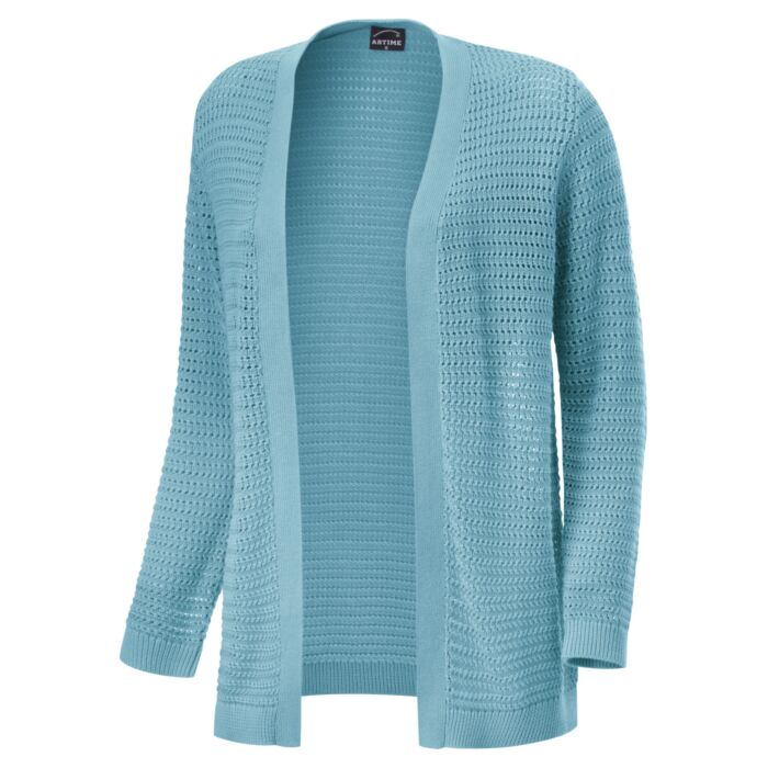 Damen-Strickjacke mit Ajourmuster von Artime