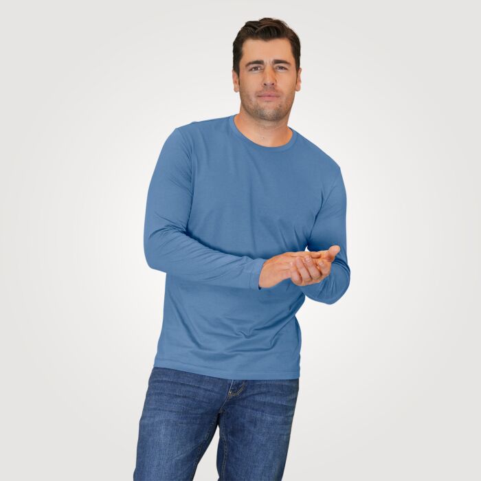 Herren Basic Langarmshirt GOTS-zertifiziert