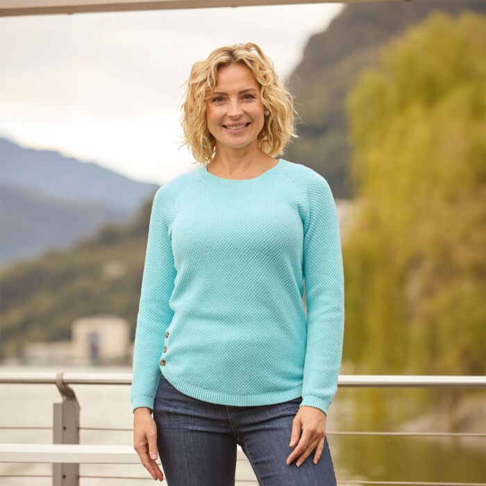 Pull-over dames structuré