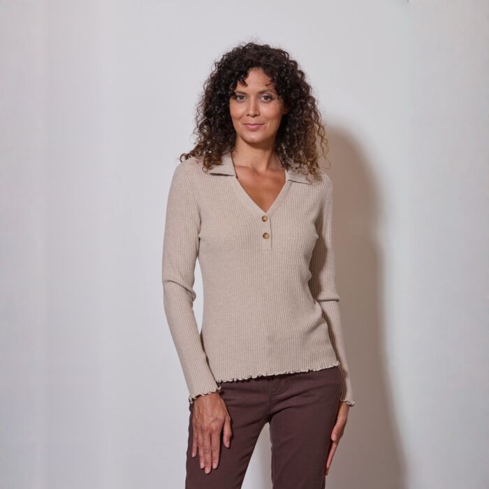 Polo dames avec pourcentage de viscose