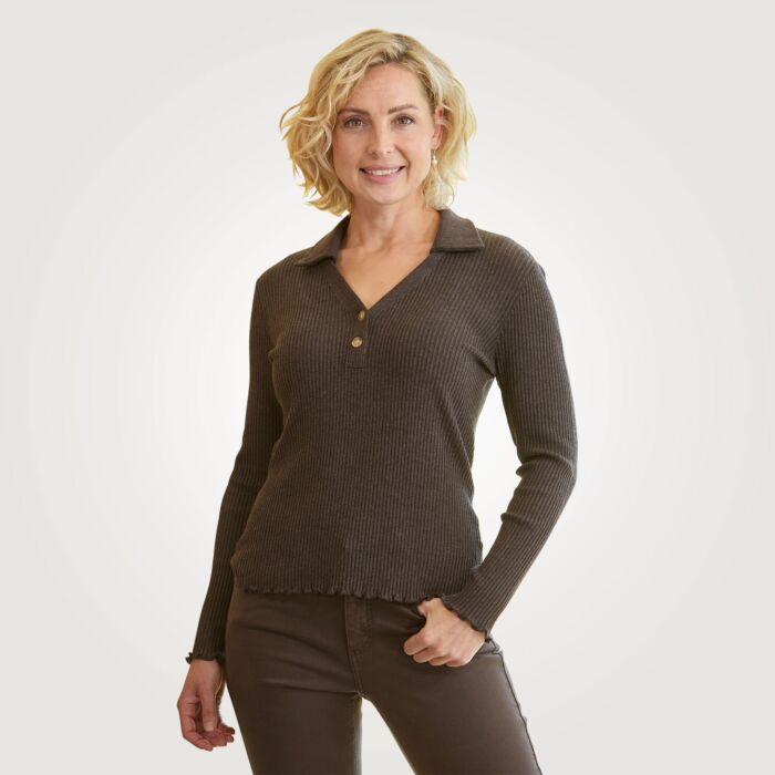 Polo dames avec pourcentage de viscose