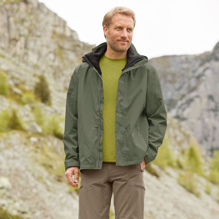 HTA Multifunktionelle 3-in-1 Herren Outdoor Jacke
