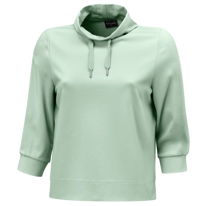 Damen Rollkragenshirt mit Kordel