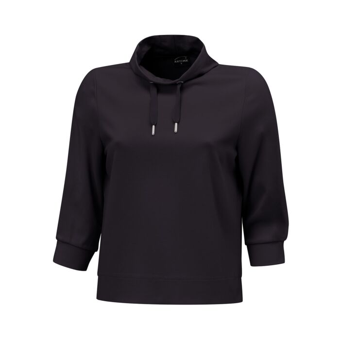 Damen Rollkragenshirt mit Kordel
