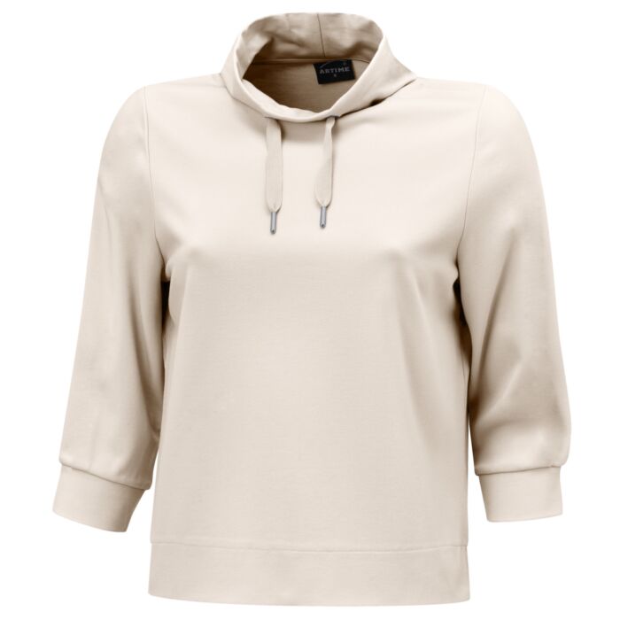 Damen Rollkragenshirt mit Kordel