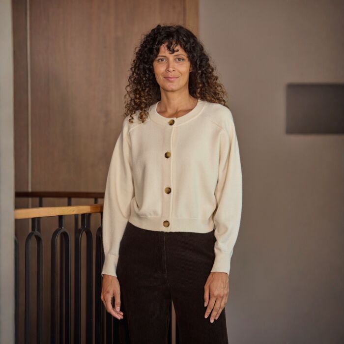Cardigan boutonné pour dames