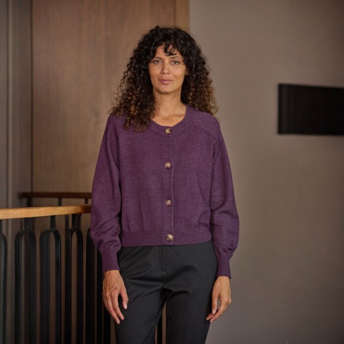 Cardigan boutonné pour dames