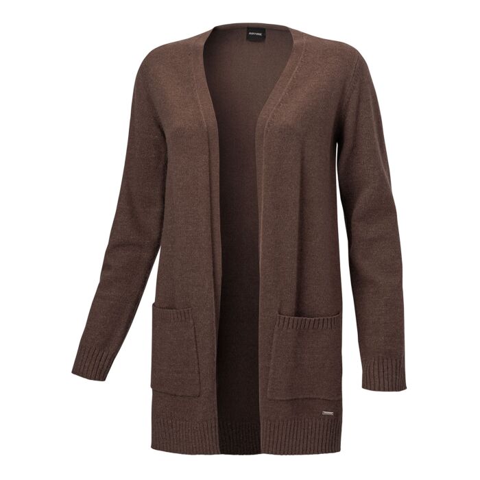 Strickcardigan mit aufgesetzten Taschen