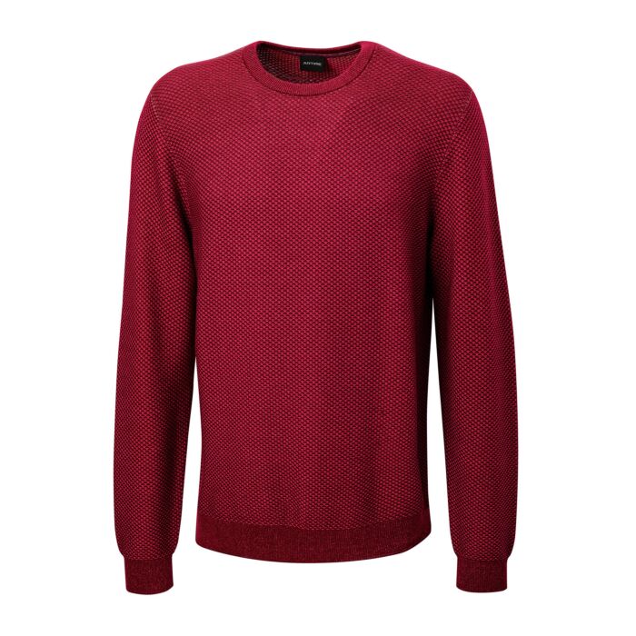 Herren Jacquard Pullover mit Struktur