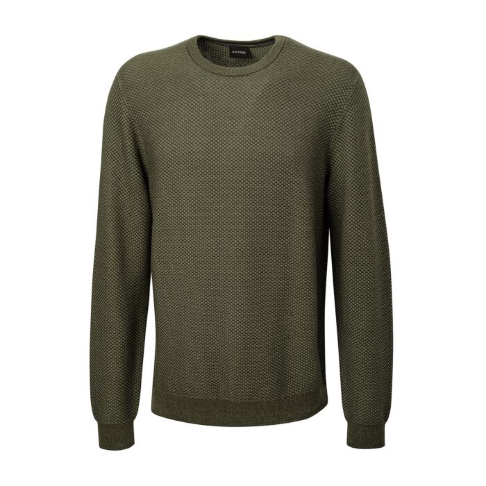 Herren Jacquard Pullover mit Struktur