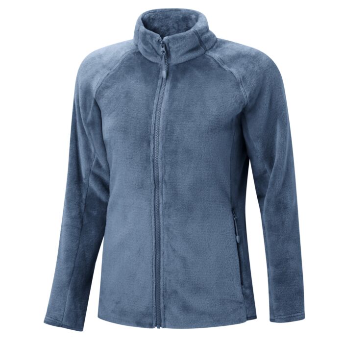 Kuschelige Damen Fleecejacke mit Stehkragen