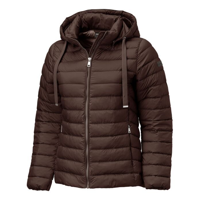 Steppjacke mit abknöpfbarer Kapuze