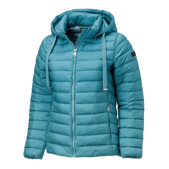 Steppjacke mit abknöpfbarer Kapuze