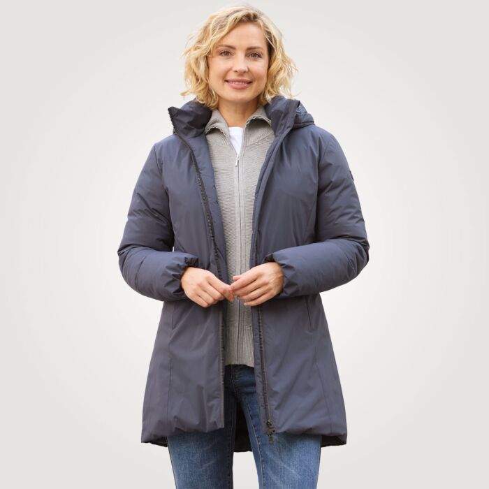 Veste dames chaude à capuchon amovible