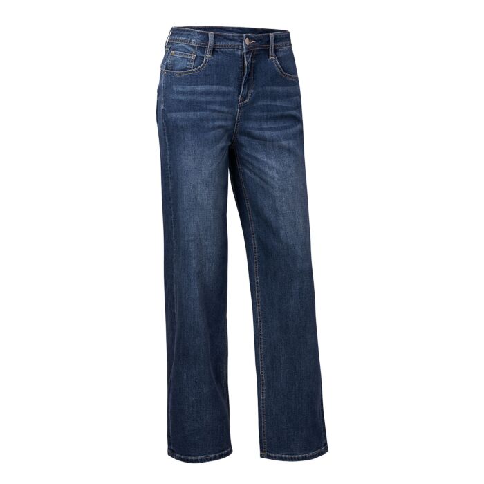Damen 5-Pocket Jeans im Wide-Fit