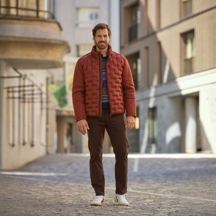 Veste hommes à motif piqué moderne