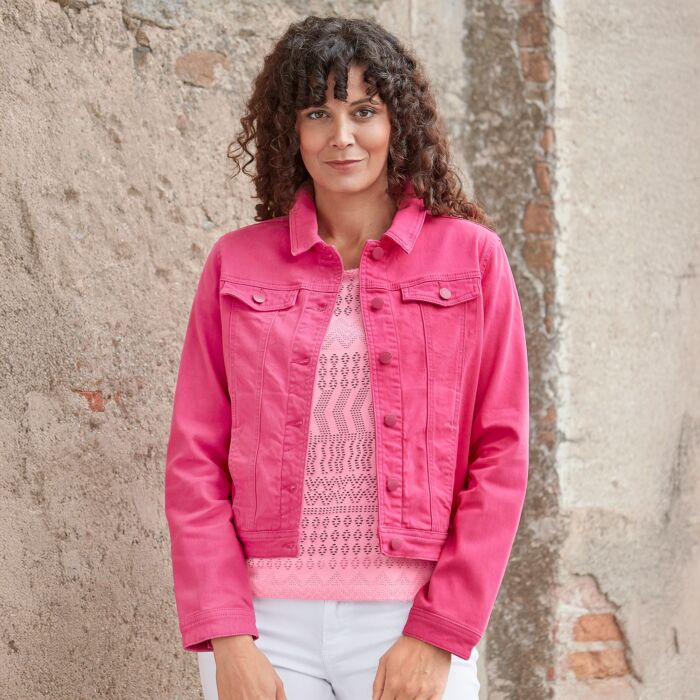 Veste légère en jean pour dames