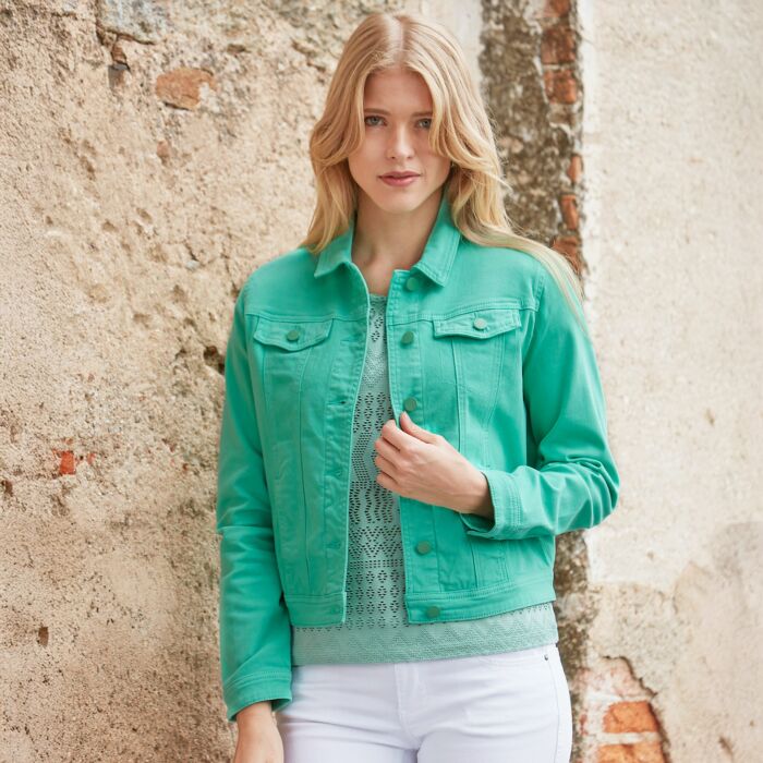 Veste légère en jean pour dames