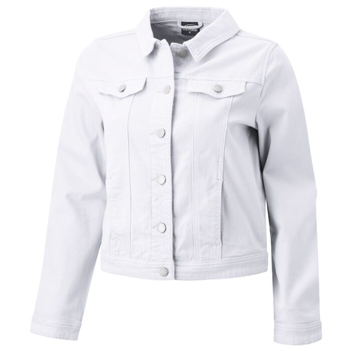 Leichte Jeansjacke in Sweat-Qualität.