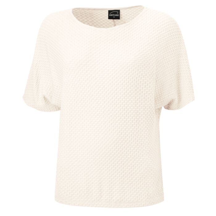 Luftiges Damen T-Shirt mit Struktur