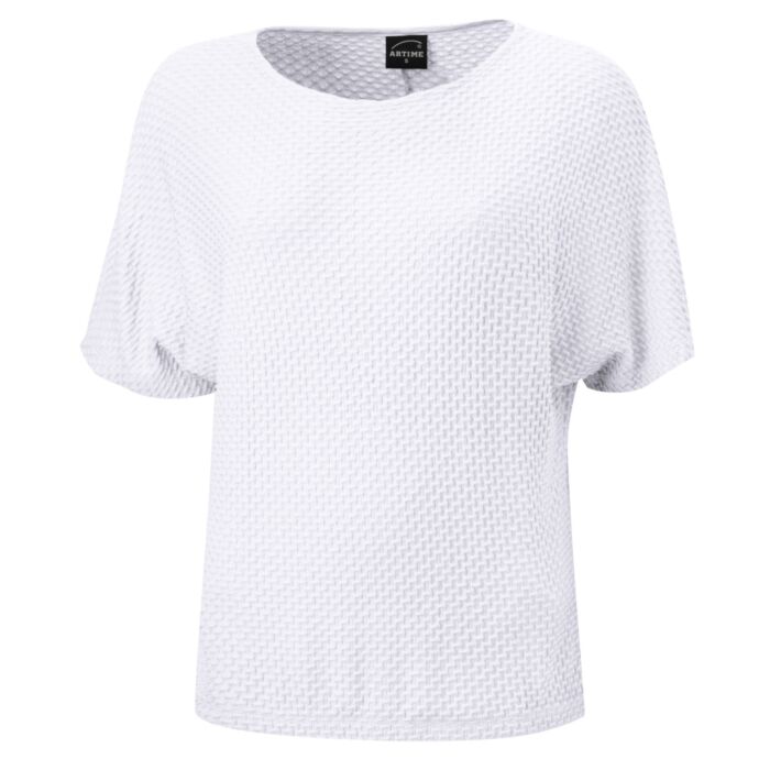 Luftiges Damen T-Shirt mit Struktur