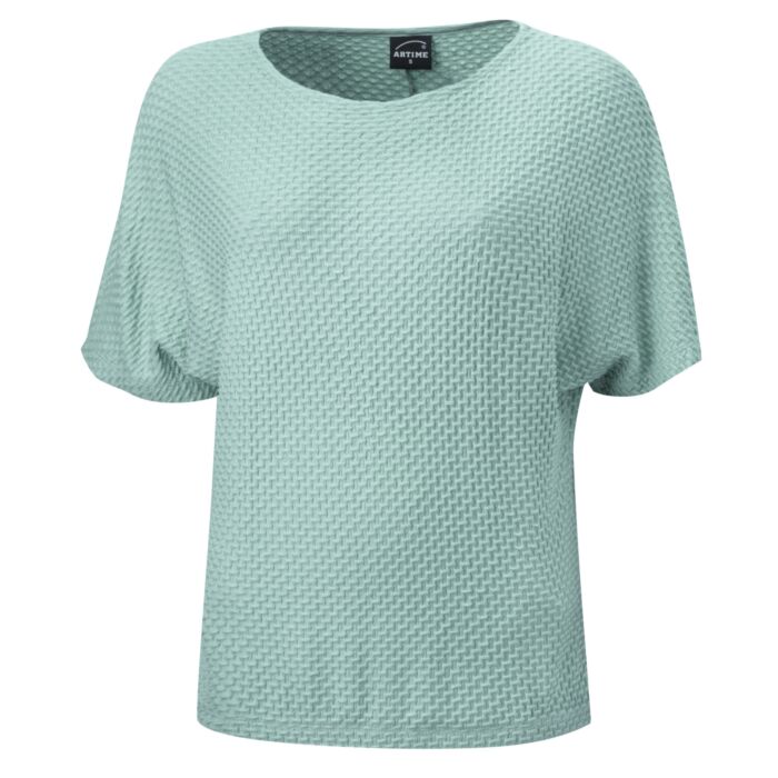 Luftiges Damen T-Shirt mit Struktur