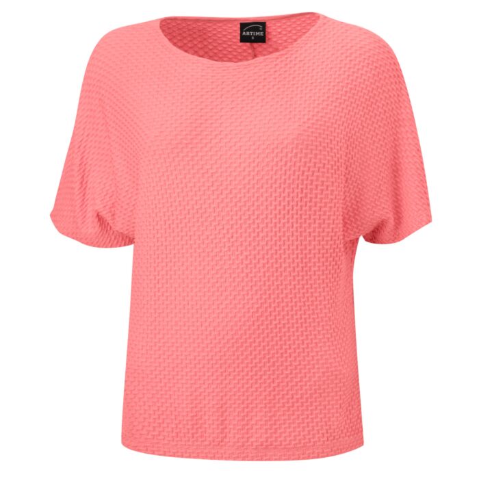 Luftiges Damen T-Shirt mit Struktur