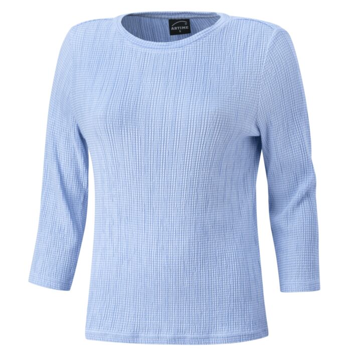 Gestreiftes Damen Shirt mit Struktur