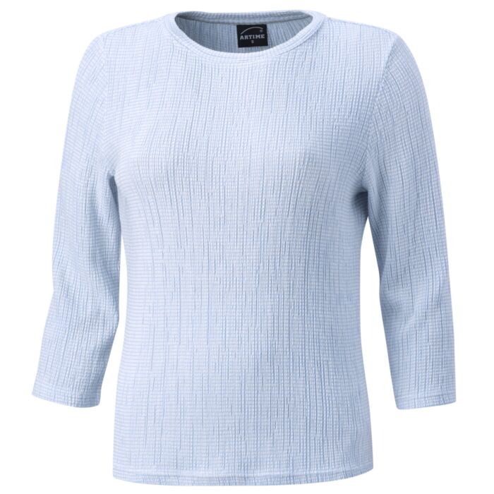 Gestreiftes Damen Shirt mit Struktur