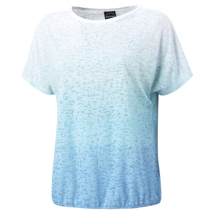 Leichtes T-Shirt in Burnout-Optik