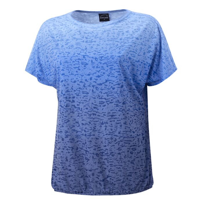 Leichtes T-Shirt in Burnout-Optik