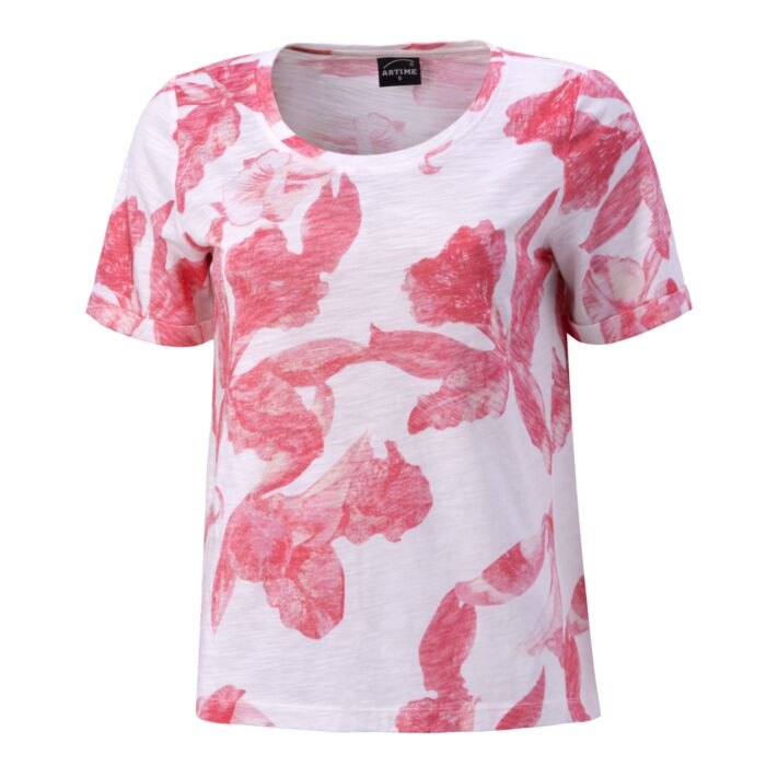 T-shirt à motif floral main product photo