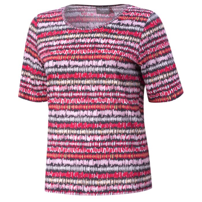 T-Shirt mit Allover-Print und Rundhalsausschnitt