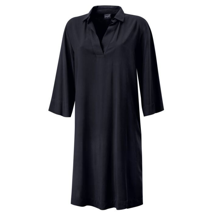 Sommerliches Tunika Kleid aus Viscose schwarz