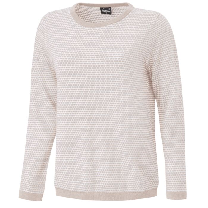 Two Tone Pullover für Damen mit Struktur