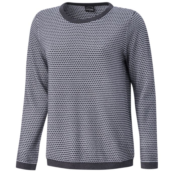 Two Tone Pullover für Damen mit Struktur