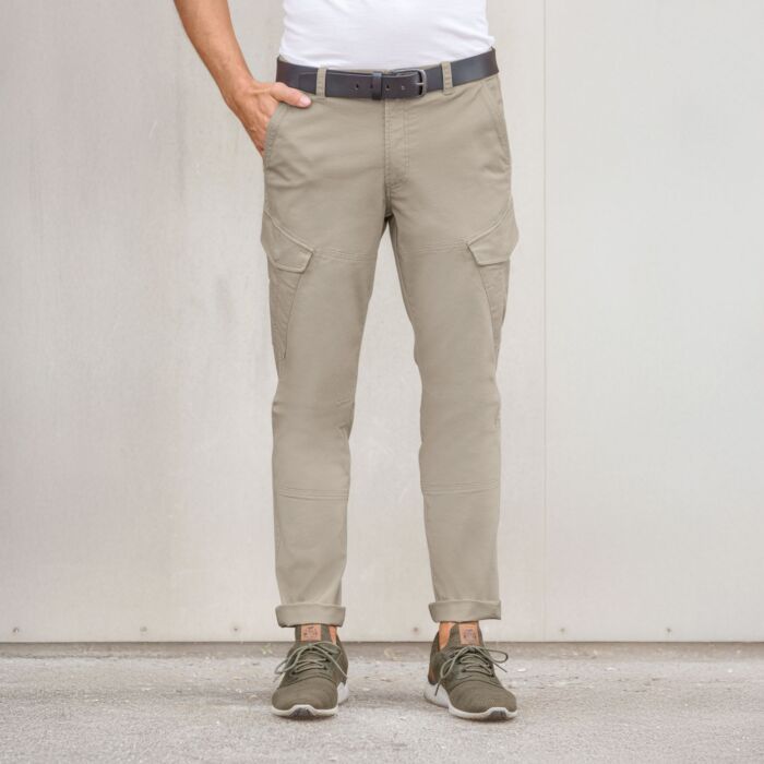 Pantalon cargo pour hommes, qualité stretch