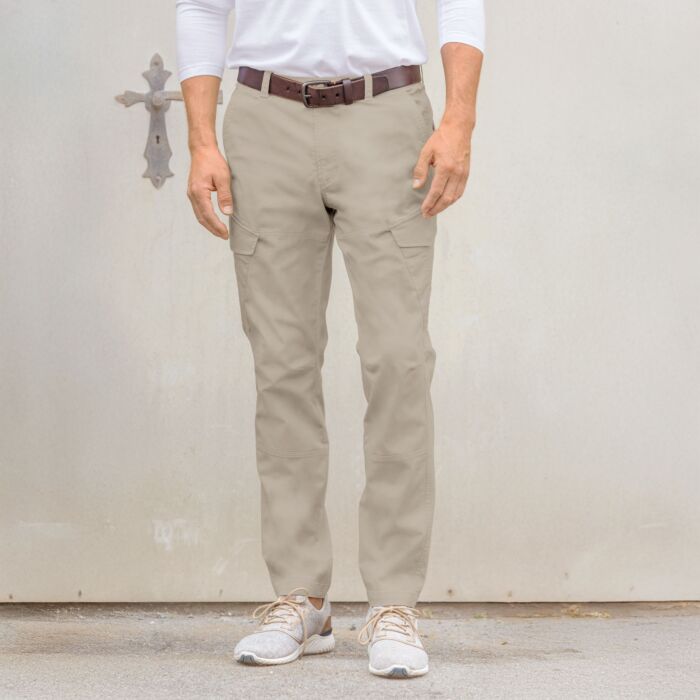 Pantalon cargo pour hommes, qualité stretch