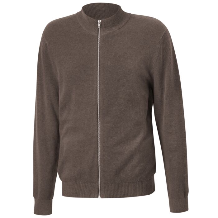 Herren Strickcardigan mit Reissverschluss