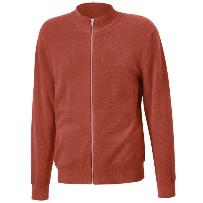 Herren Strickcardigan mit Reissverschluss