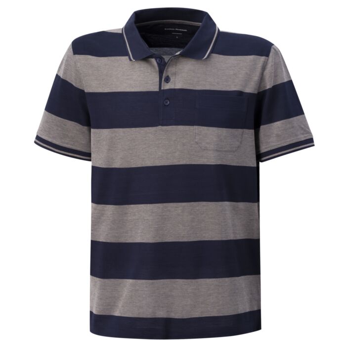 Mercerisiertes Poloshirt gestreift für Herren
