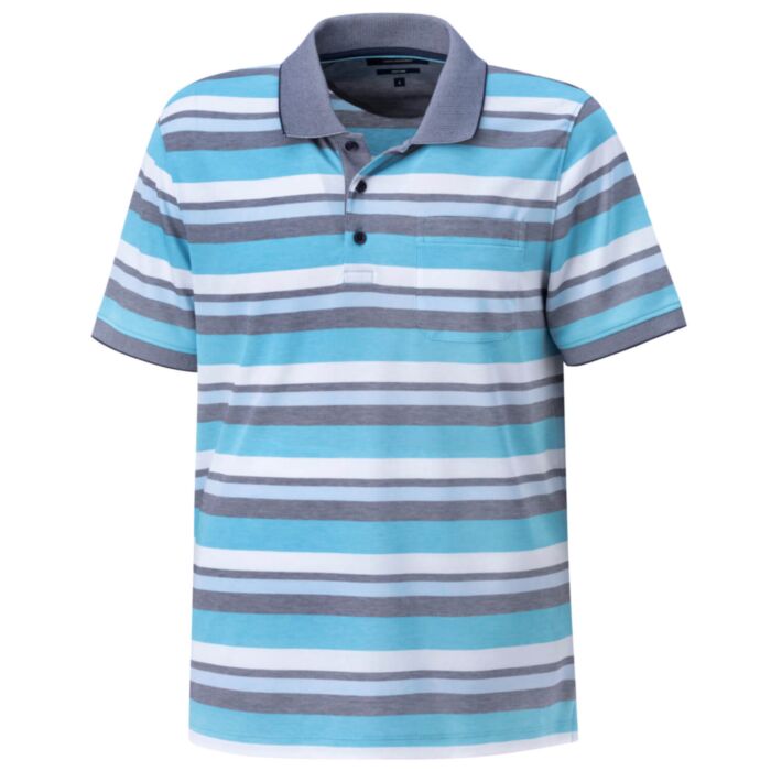 Kurzarm Herren Poloshirt gestreift main product photo