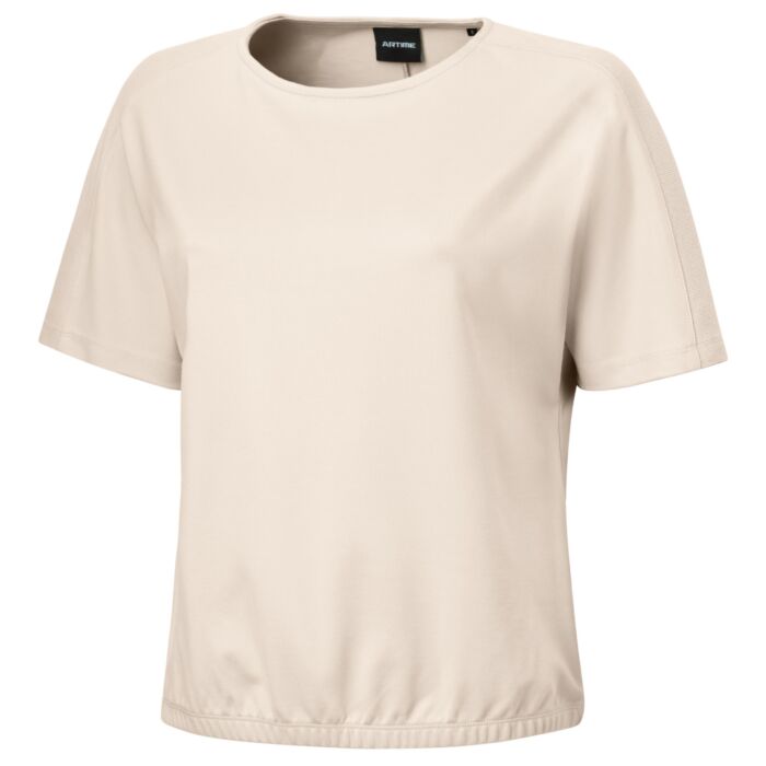 T-Shirt mit geripptem Ärmeldetail