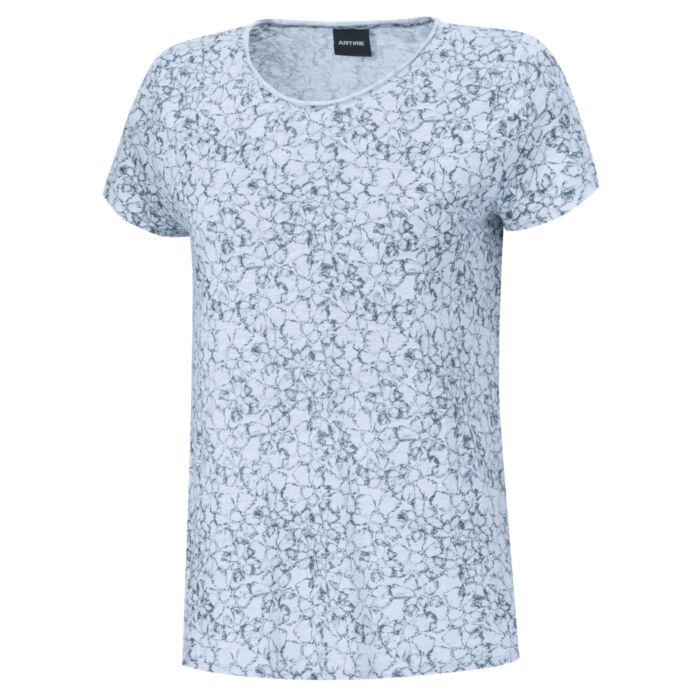 T-shirt en lin imprimé