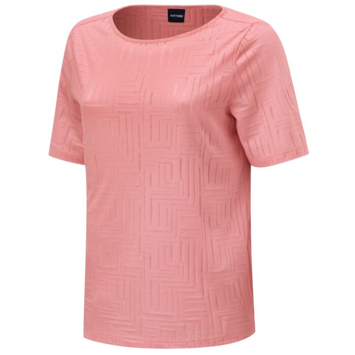 Shirt à éffet burn-out avec motif géométrique.
