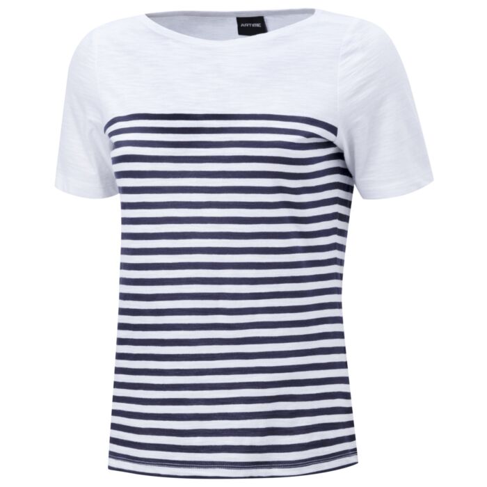Gestreiftes T-Shirt mit halblangen Ärmeln