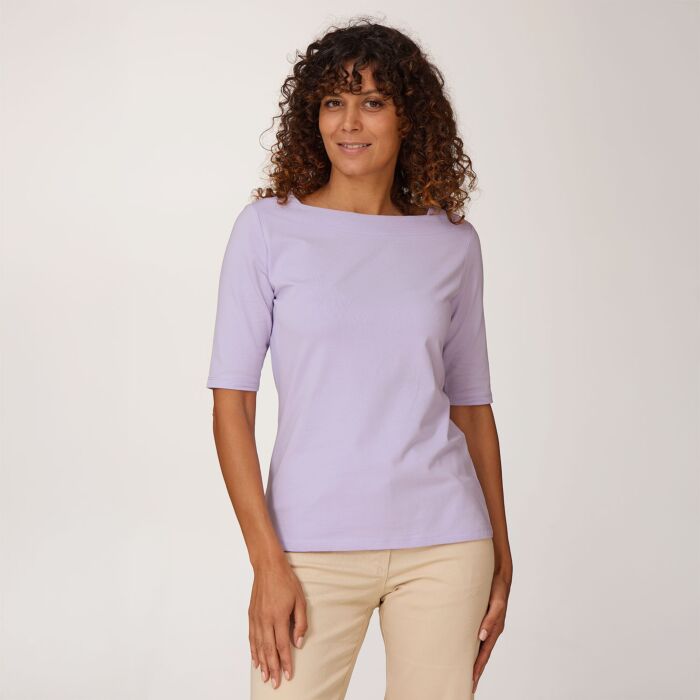 Shirt basique à encolure carrée