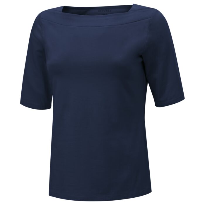 Basic Shirt mit Karree-Ausschnitt