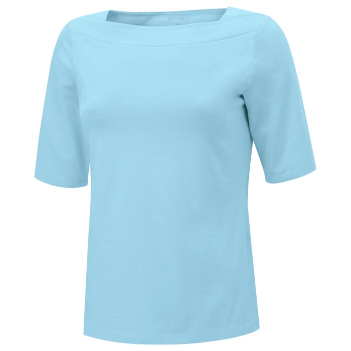 Basic Shirt mit Karree-Ausschnitt