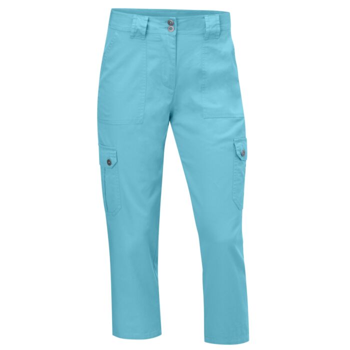 Damen 3/4 Cargohose mit Gurtschlaufen